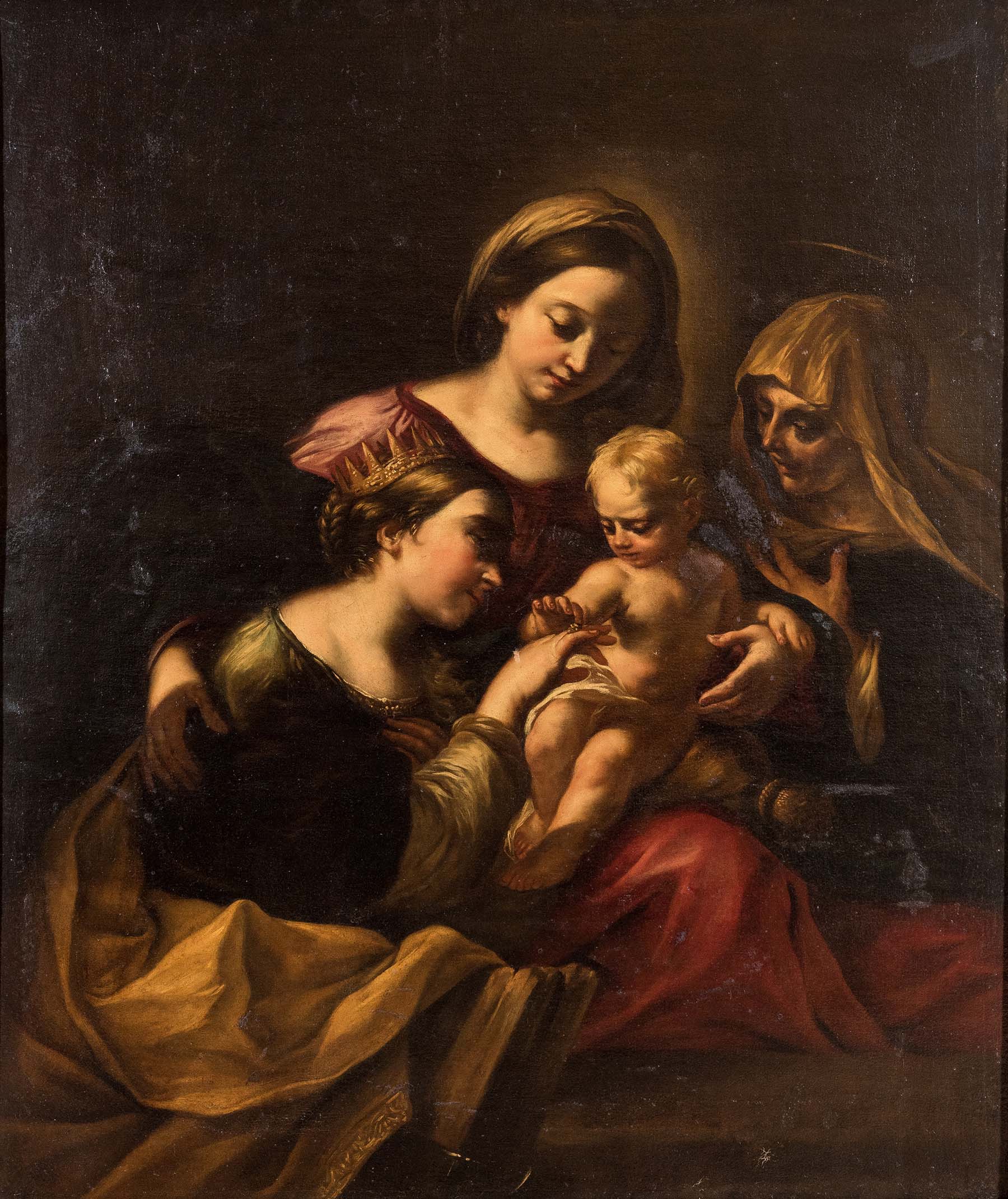 Maestro Emiliano del XVIII sec., “Sposalizio Mistico di Santa Caterina”