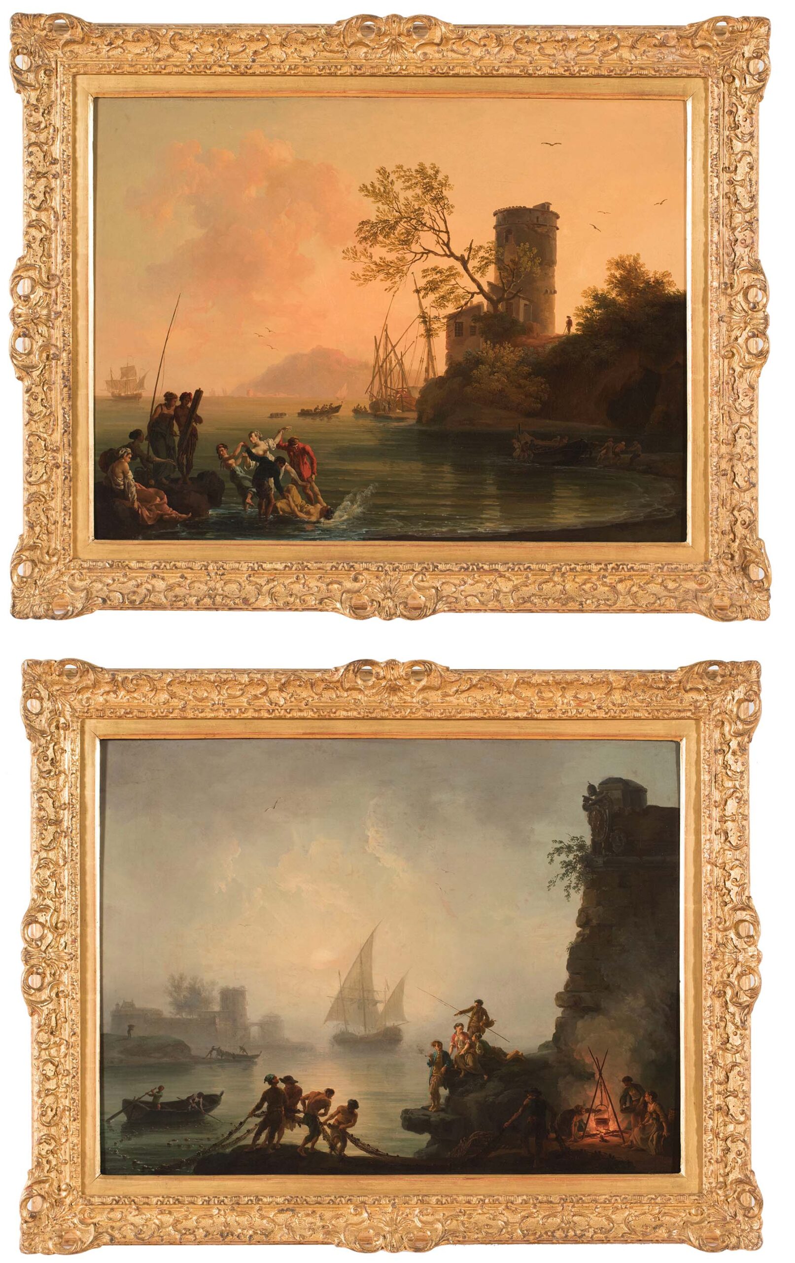 Claude Joseph Vernet, "Marine con personaggi"