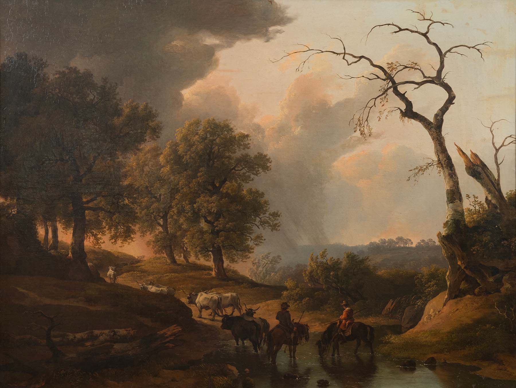Adam Pynacker (1622-1673), attribuito a, “Paesaggio”.
