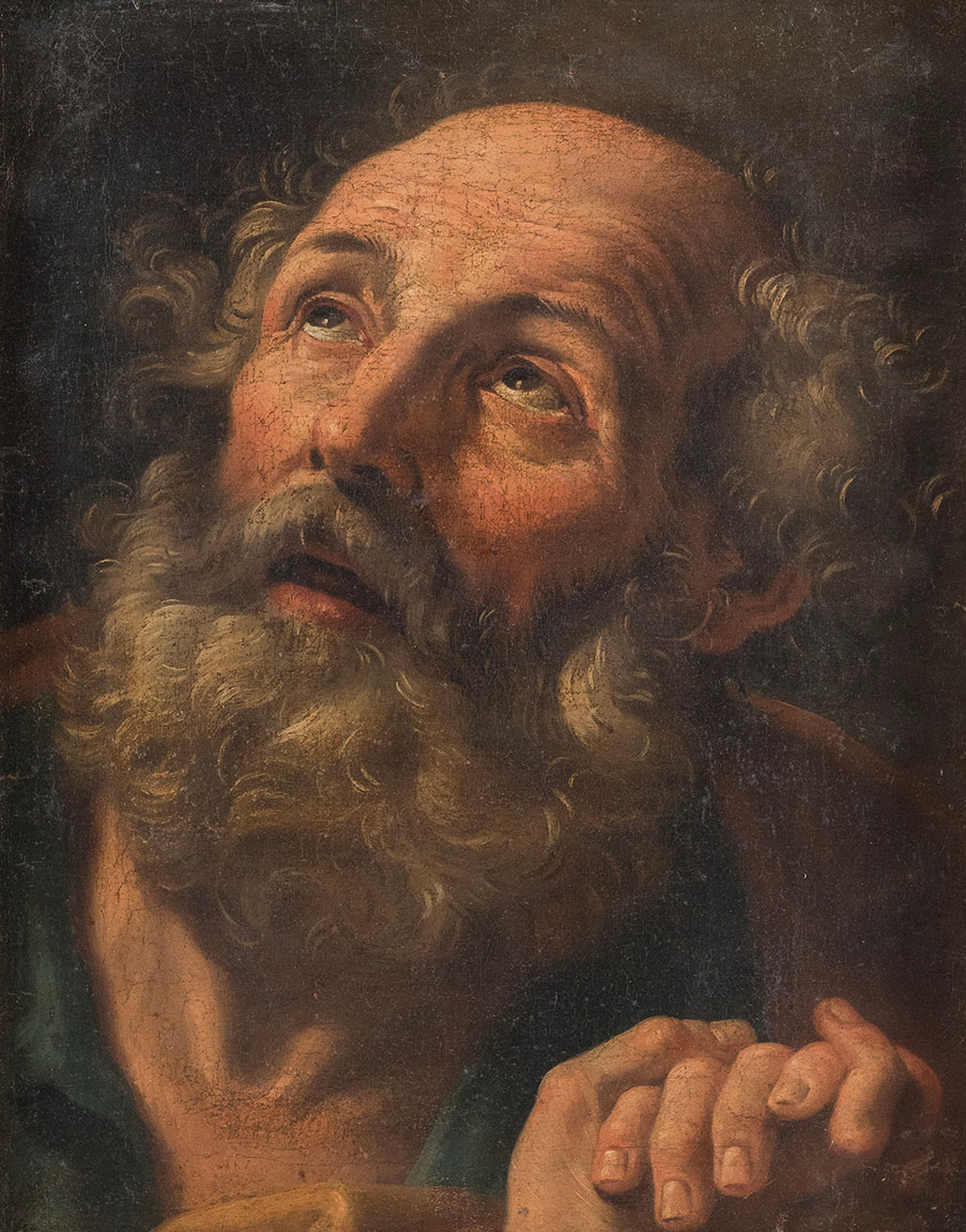 "Testa di carattere", Maestro Emiliano, fine XVII secolo.