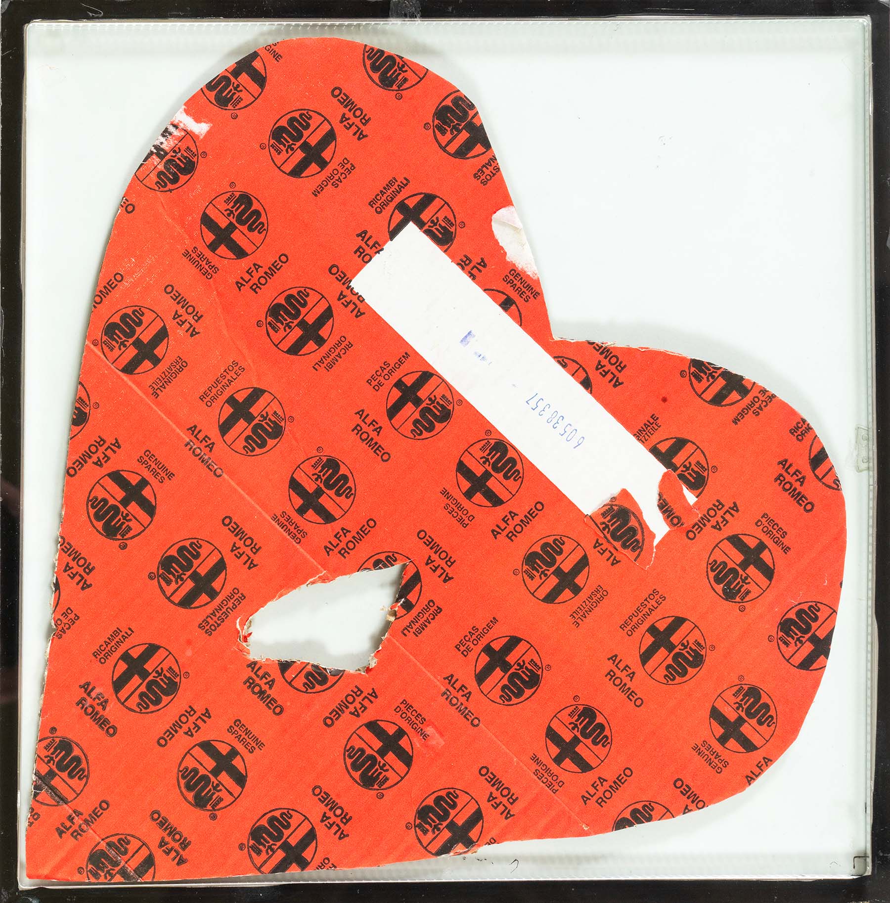 Maurizio Cattelan (1960), “Cuore, Pezzo di ricambio”, 1998.