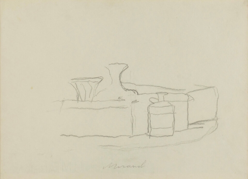 “Natura morta”, opera di Giorgio Morandi, 1956.