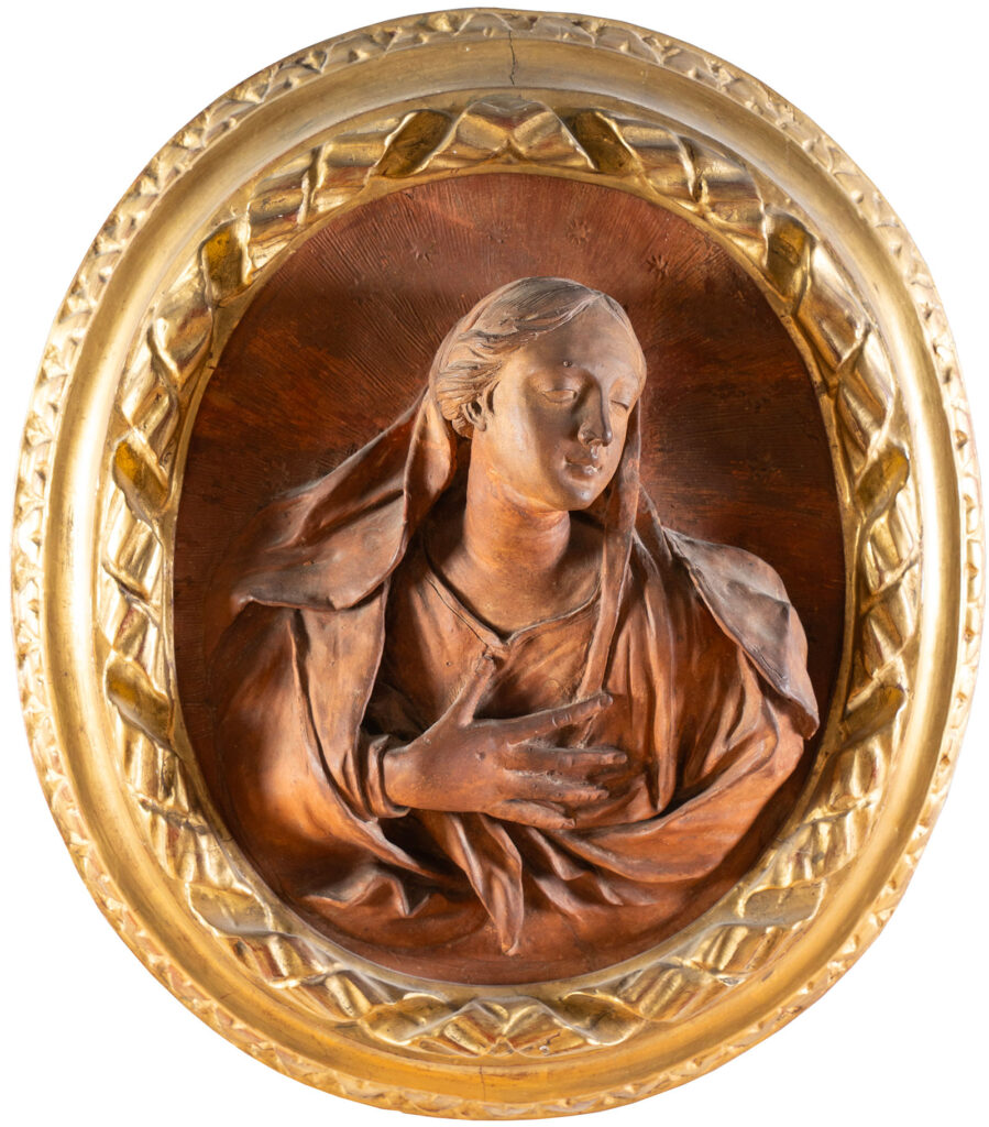 "Madonna", opera di Maestro Bolognese, XVIII secolo.