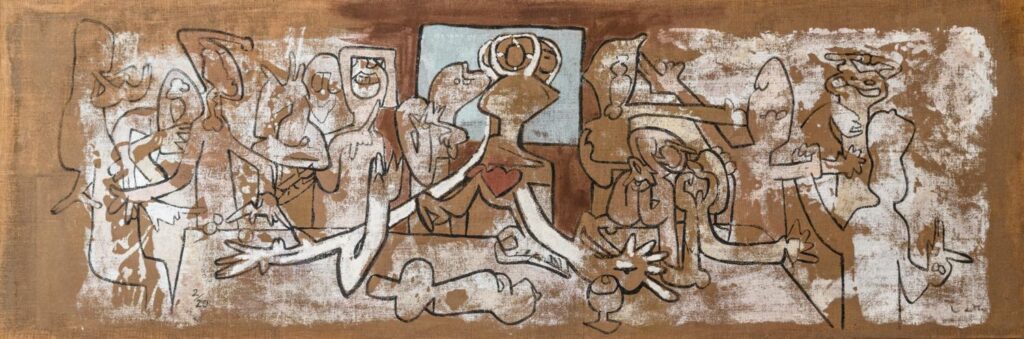Roberto Sebastián Antonio Matta Echaurren, “Last Supper”, 1973.