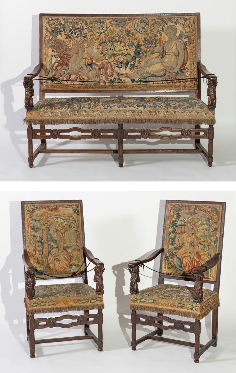 DIVANO - SALOTTO - FIAMMINGO - ANTICO - ANTIQUARIATO - GREGORYS - GREGORY'S - ASTE BOLOGNA