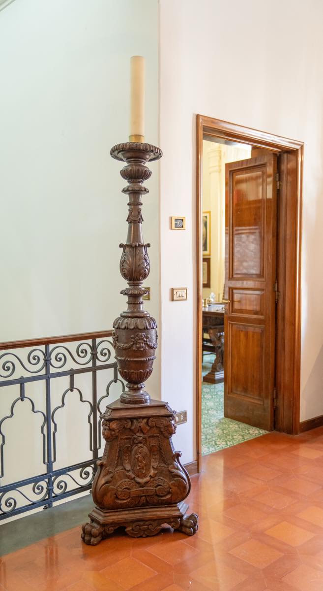 Grande torciera portacero, Toscana, XVI secolo.