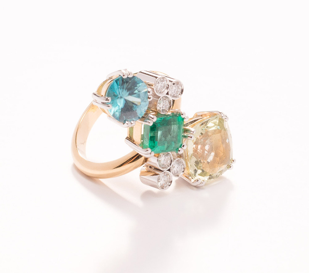 Anello Gino Fontana, Collezione "Glicine", anni 1990 - 2010.