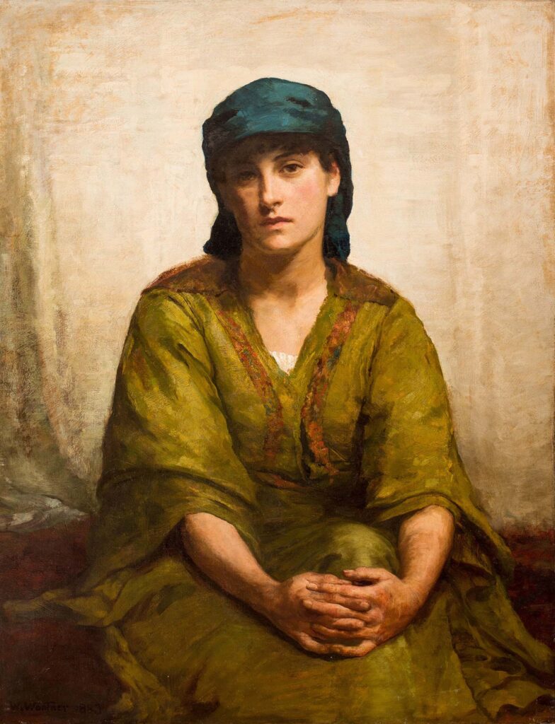 "Zuleika", opera di un Artista del XIX secolo.