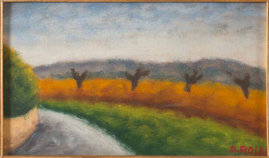 Ottone Rosai (1895–1957), “Paesaggio”.