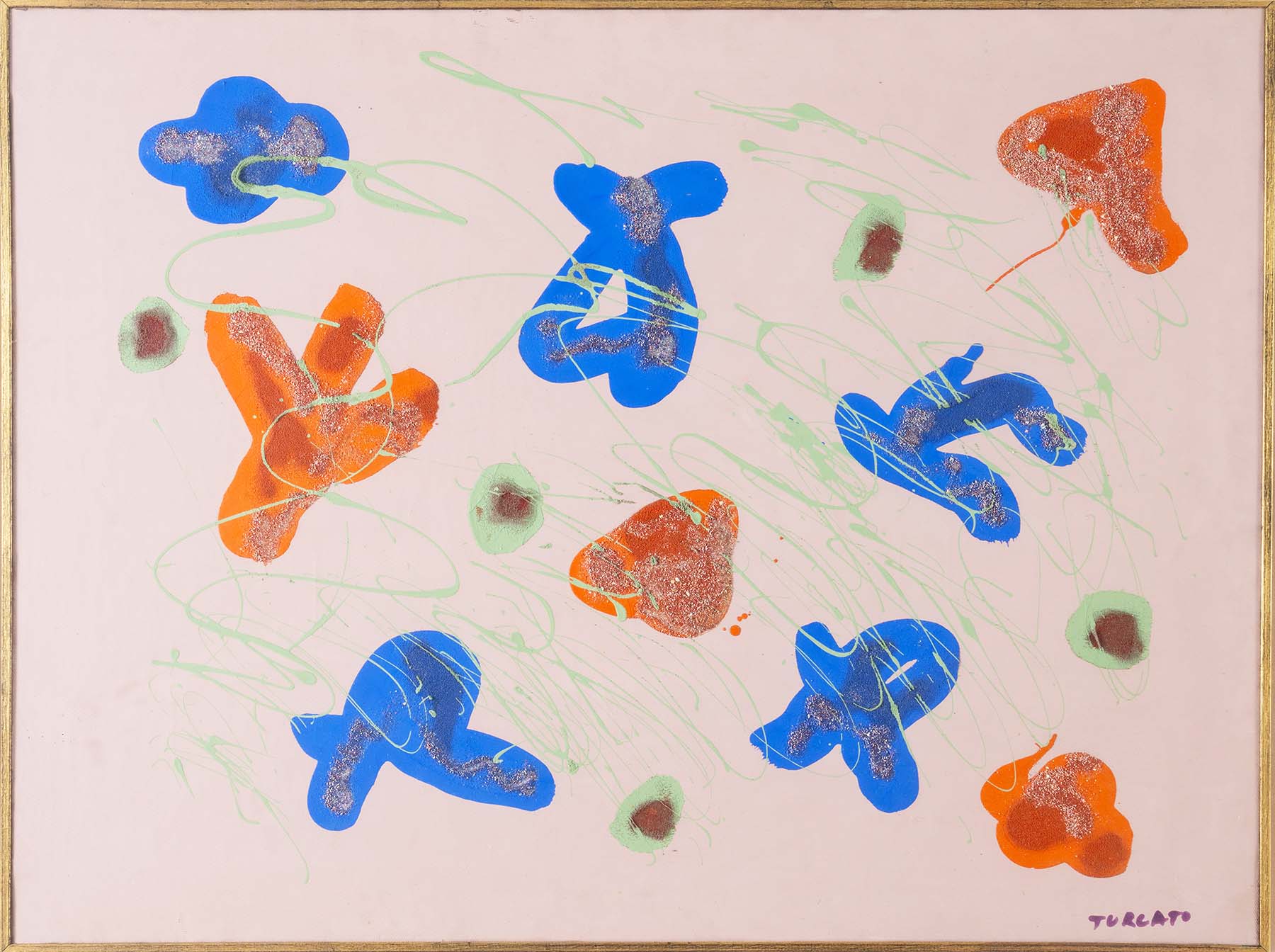 Giulio Turcato (1912-1995), “Forme spezzate”, 1971.
