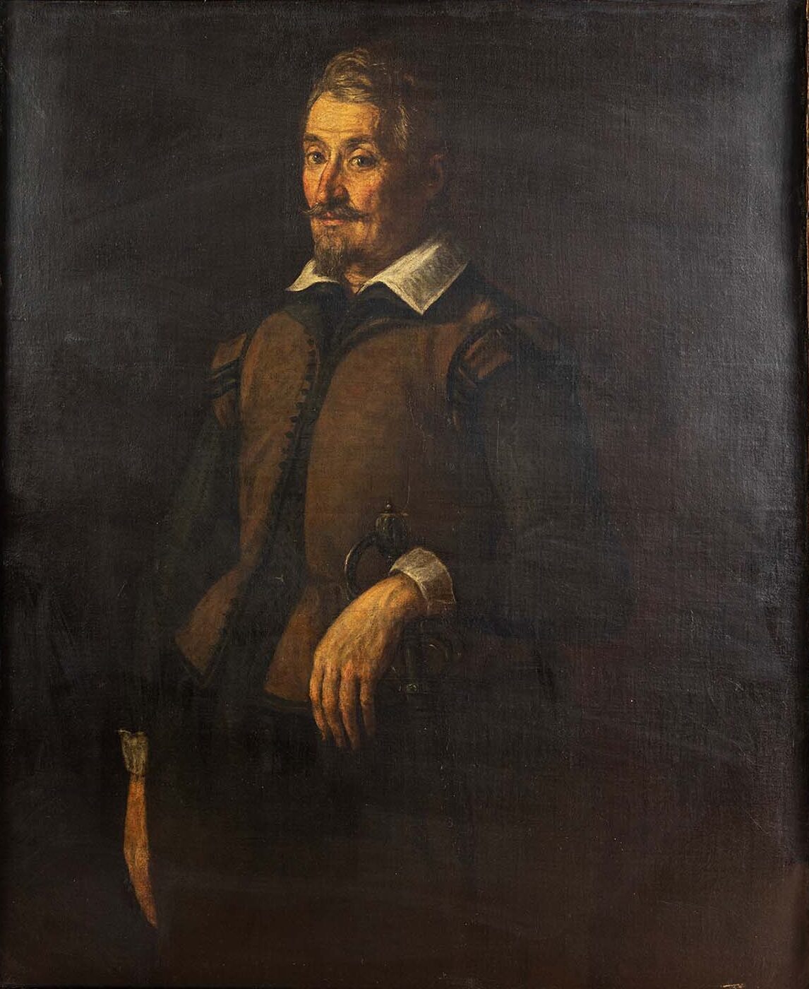 Venetian Master of the 17th Century, Portrait of a Nobleman in Armour.