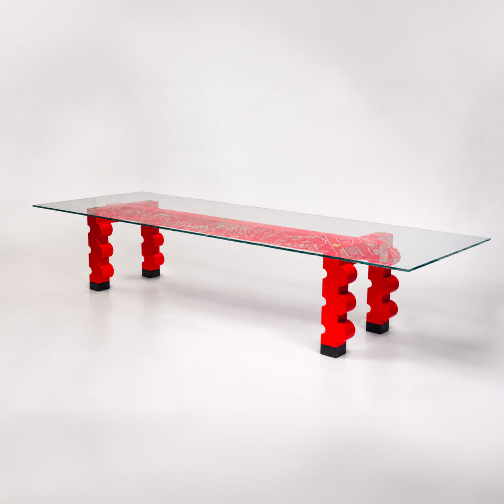 Alessandro Mendini, “Golden Gate” table, 2008.