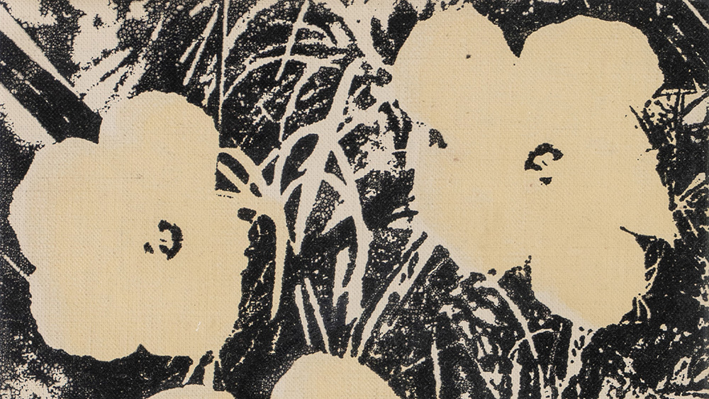 Andy Warhol, "Flowers", 1964. Opera protagonista dell'asta di Arte Moderna e Contemporanea di Gregory's Casa d'Aste Bologna.